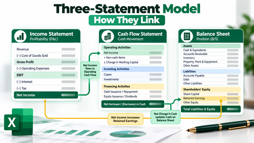 Three-Statement Model Connections