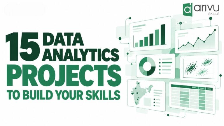 Data Analytics Projects | 15 Ideas from Easy to Pro | Arivu Skills